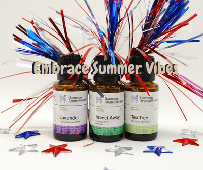 Embrace the Summer Vibes with Essential Oils: Insect Away, Lavender, and Tea Tree