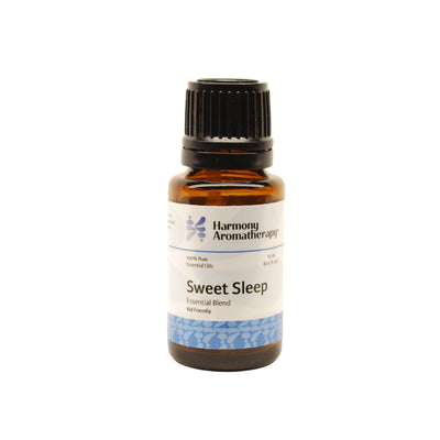 Sweet Sleep essential oil on white background